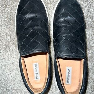 Steve Madden Women’s Black Slip-On Shoes